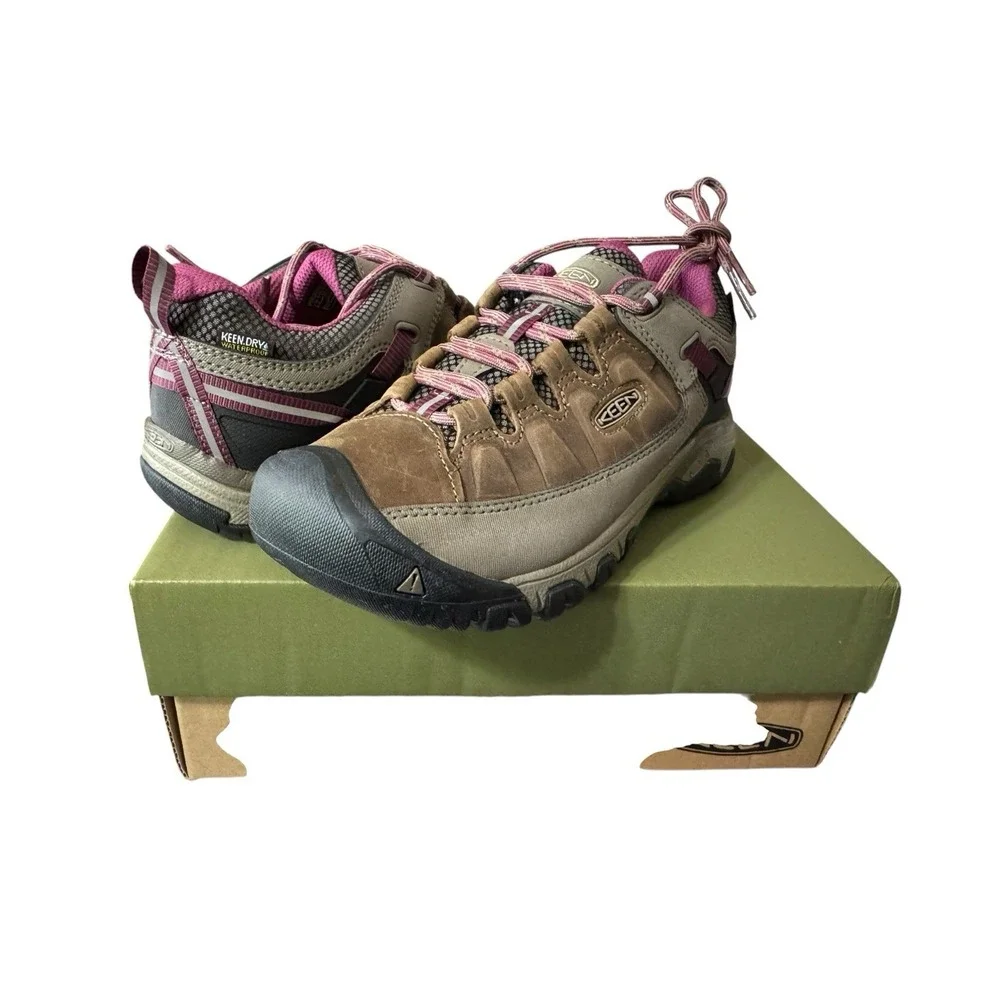 Keen Targhee Exp Mid Waterproof Trekking Purple Hiking Boot Women's 6.5